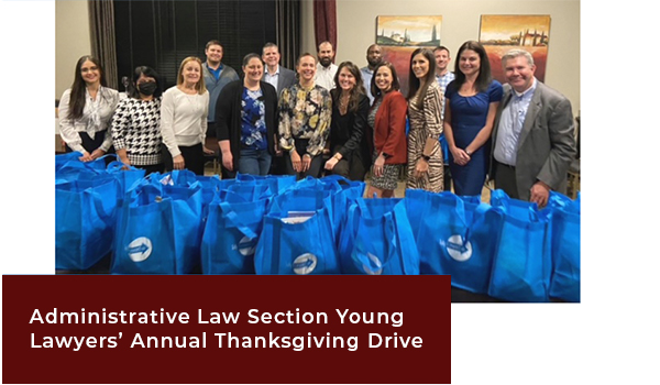 Administratrive Law Section (ALS) Food Drive Volunteers